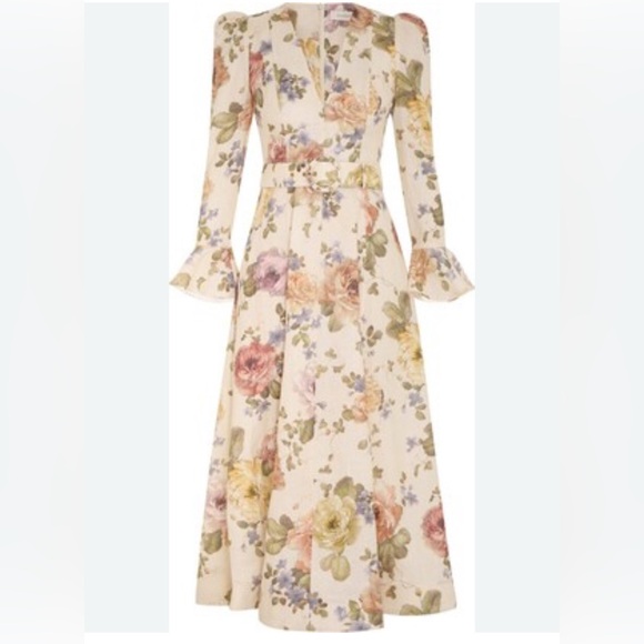 Zimmermann Dresses & Skirts - Zimmermann Luminosity Midi Dress L